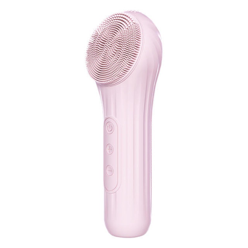 Sonic Waterproof Silicone Facial Cleansing Brush Electric Heated Exfoliating Face Scrubber Cleanser With Massage for Men Women