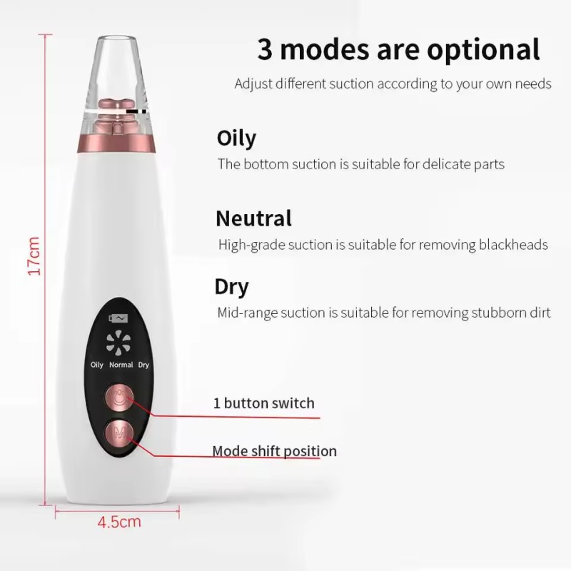 Factory Price Blackhead Remover Pore Nose Cleaning Vacuum Electric Blackhead Remover Cleaner
