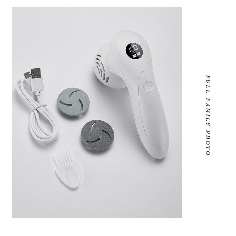 New Usb Rechargeable Foot Washer Foot Cleaner Hard Skin Pedicure Instrument Foot Care Tool