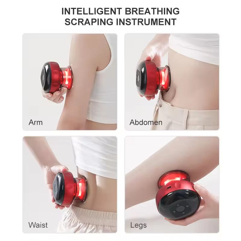 Hot Selling Intelligent Vacuum Therapy Massager With Scraping, Magnetic Suction, Intelligent Red Light Therapy, Cupping