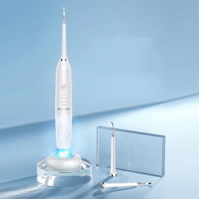 Smart Electric Tooth Cleaner Electric Toothbrush Set Calculus Remover Tooth Cleaner