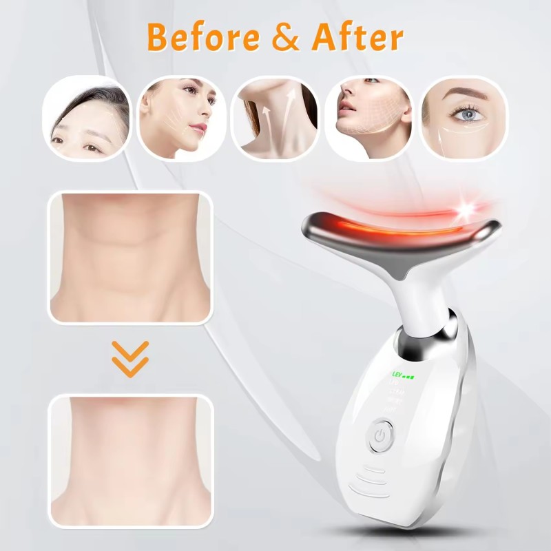 Beauty Personal Care Electric Face Sliming V Shape Wrinkle Remover Device Ems Rf Skin Tightening Face Lift Machine Neck Massager