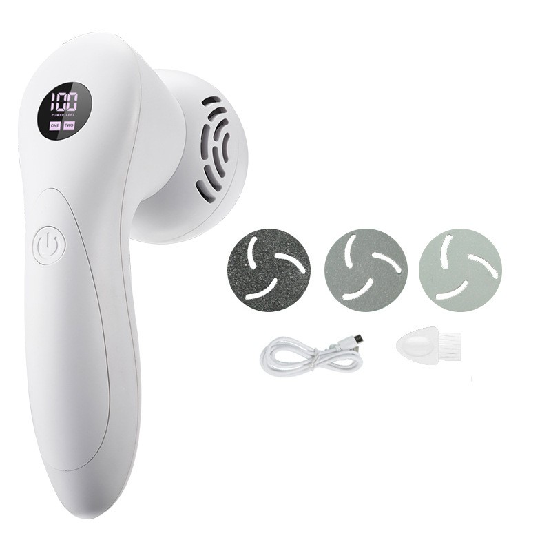 New Usb Rechargeable Foot Washer Foot Cleaner Hard Skin Pedicure Instrument Foot Care Tool