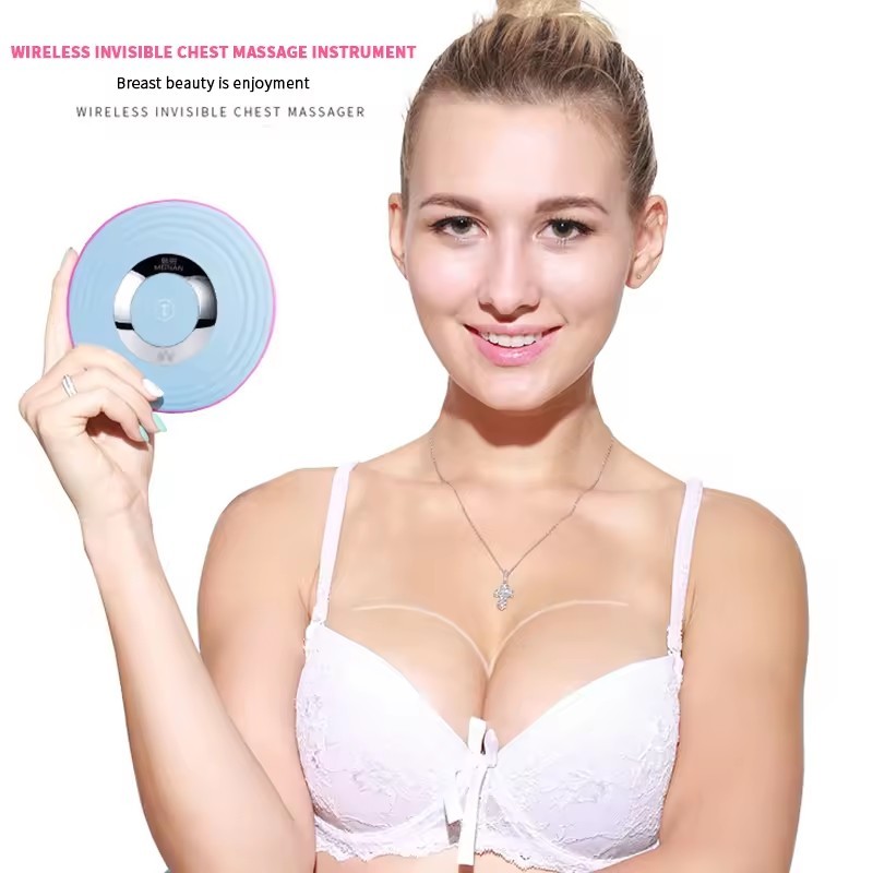3 Mode Silicon Multifunctional Women Breast Care Massager Vibration Sexy Breast Enlargement Machine Big Boobs Breast Massage