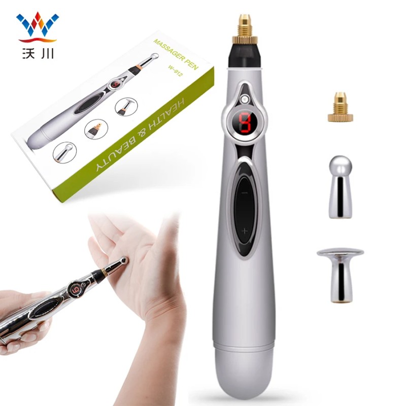 Electronic Acupuncture Pen Pain-relieving Physiotherapy Pen Safe Acupuncture Meridian Energy Healing Massage Body Head Legs