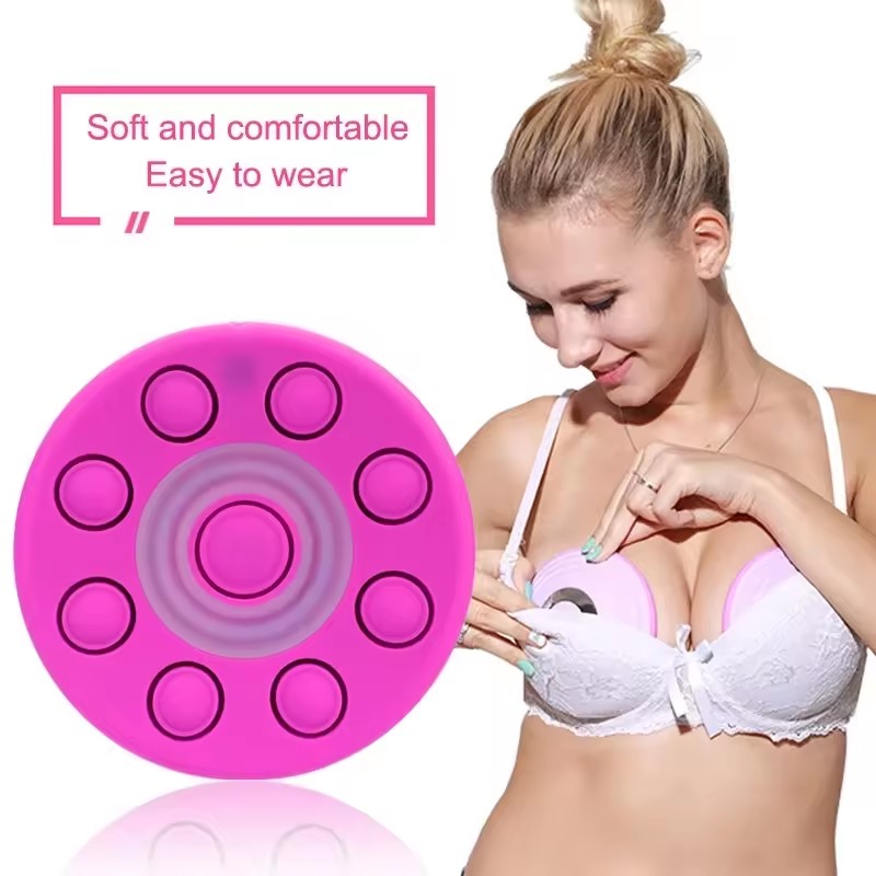 3 Mode Silicon Multifunctional Women Breast Care Massager Vibration Sexy Breast Enlargement Machine Big Boobs Breast Massage