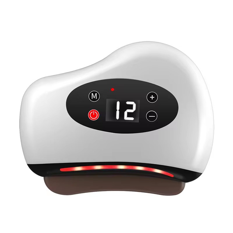 Smart Vibrating Scraping Neck Facial Gua Sha   Portable Heating Scraping Infrared Massage Tools Meridian Dredging  Whole Body