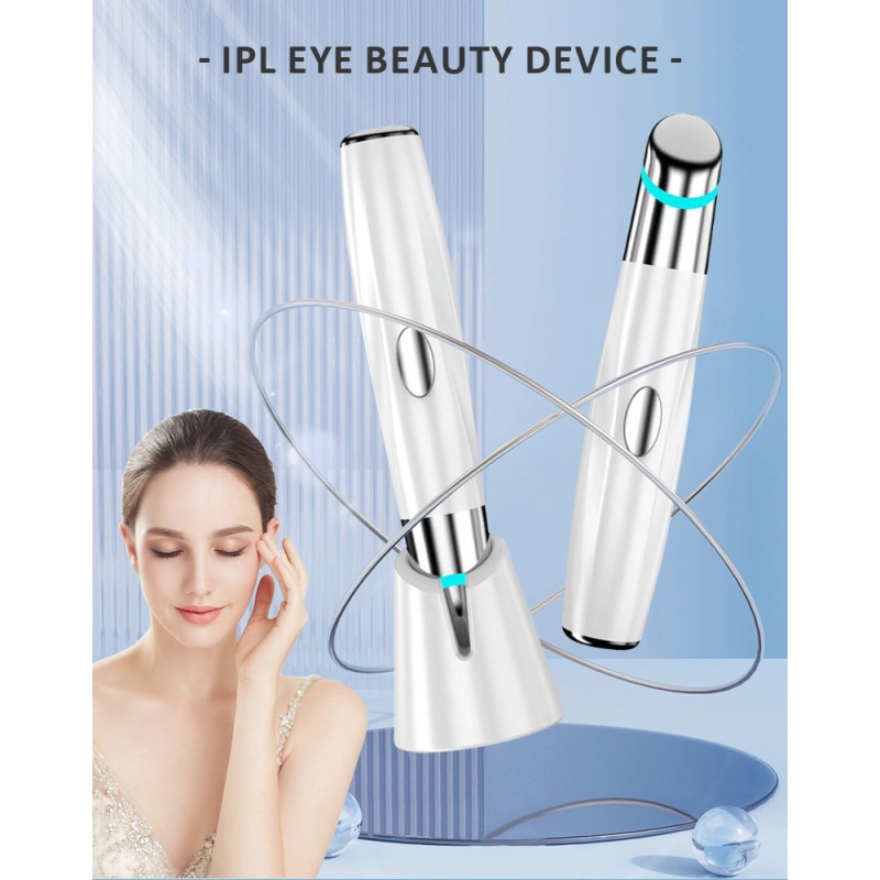 2024 New Eye Massager Home Use Beauty Equipment Anti-aging Skin Care Wand Facial Red Blue Light Therapy Face Lift Device