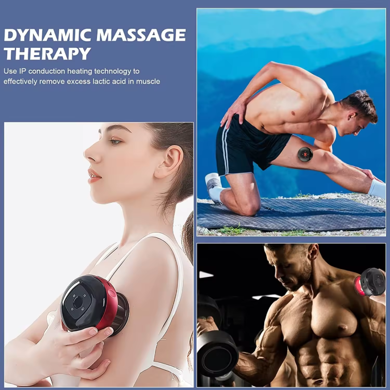 Hot Selling Intelligent Vacuum Therapy Massager With Scraping, Magnetic Suction, Intelligent Red Light Therapy, Cupping