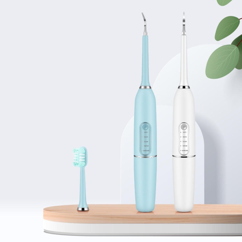 8-in-1 Teeth Whitening Instrument 4-gear Electric Toothbrush Household Electric Tooth Cleaner Tooth Removal Stone Beauty Instrum