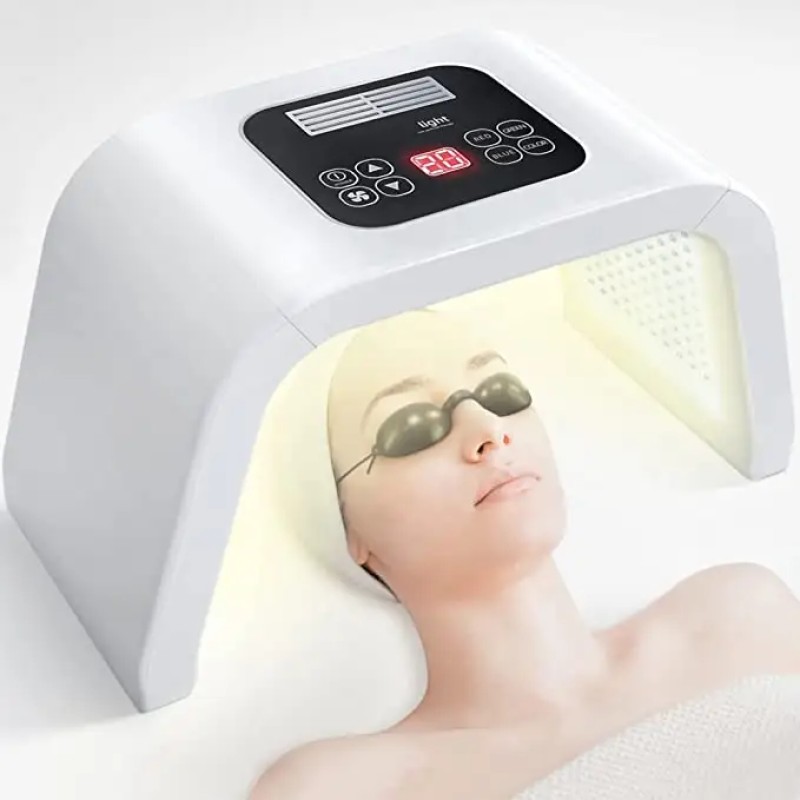 Hot Selling Beauty Salon Led Facial Treatment Machine, 7-color Photon Lamp Anti Wrinkle Pdt Facial Hydrotherapy Device
