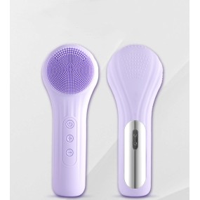 Ipx7 Waterproof Best Electric Scrubber Sonic Massager Face Silicone Facial Cleansing Brush for Exfoliating