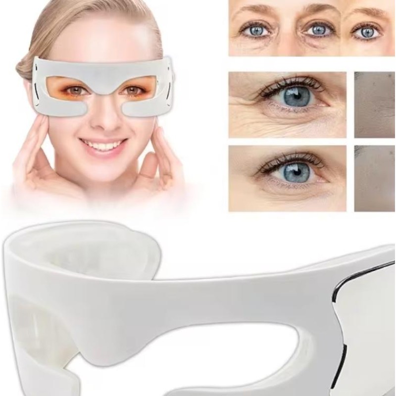 Professional Anti Wrinkle Aging Eye Puffy Eye Glasses Beauty Massage Mask LED Eye Massager
