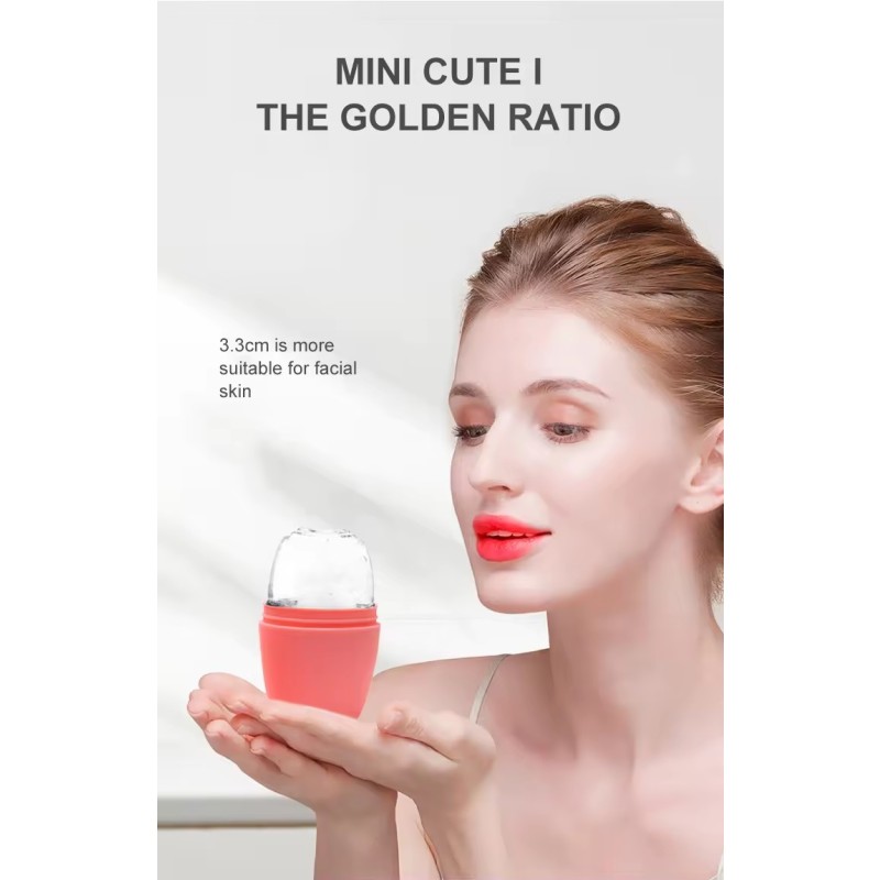 Face Massage Tool Cooling Silicone Ice Mold Facial Ice Roller Body Eye Skincare Remove Dark Circle Pore Shrink