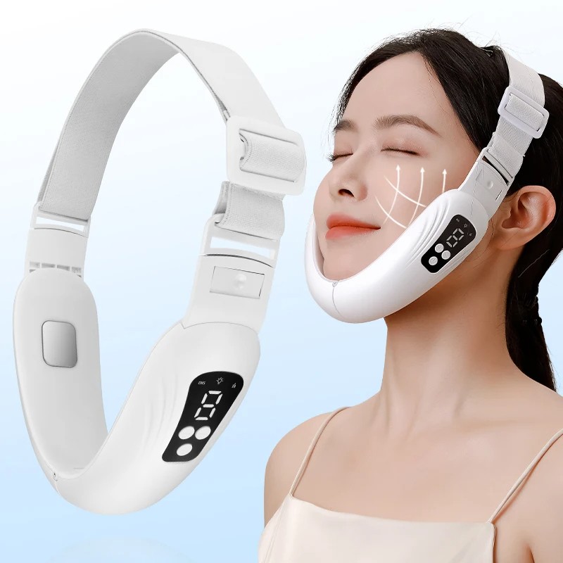 Electric Vibration Beauty Equipment V-Face Shape Massager EMS Anti Wrinkle Tighten Skin Face Lifting Machine