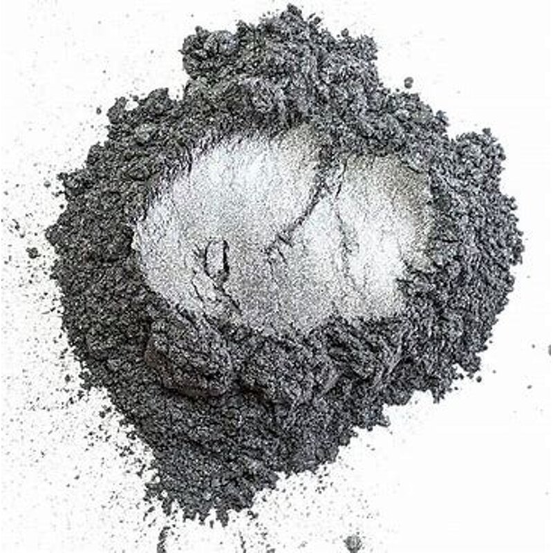 Pearl Pigment Supplier - Silver Glass Shiny Colorful for Leather Paint