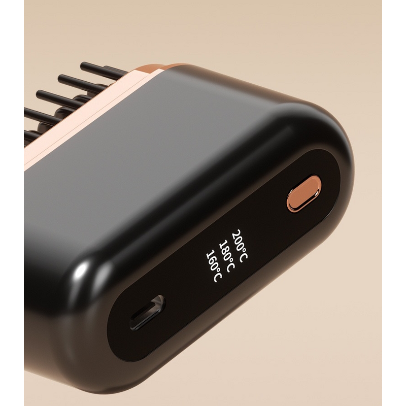 Hair Straightening Comb Manufacturer - Wireless Compact Portable Anti-Damage