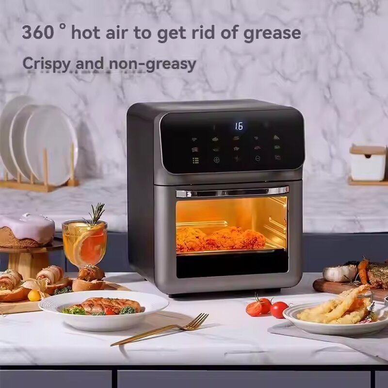 Large Air Fryer Supplier - 10L Fully Automatic Oil-Free Low-Fat Household