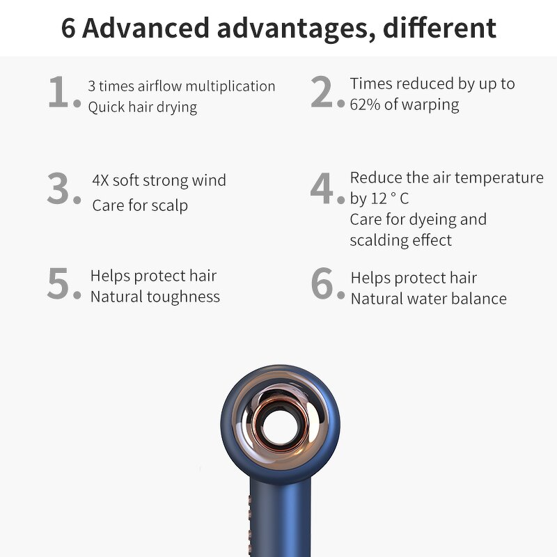 Hotel Hair Dryer Supplier - High Speed Titanium Edition Power Cord Black