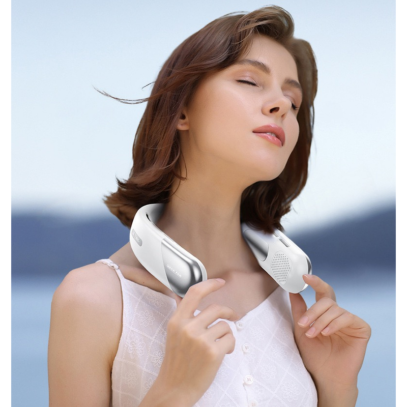 Neck Fan Supplier - Wearable Leafless 2000mAh Rechargeable USB