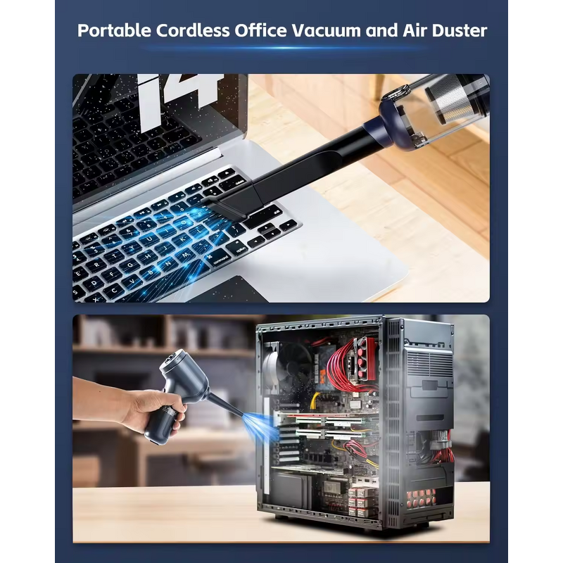 Cordless Vacuum Cleaner Supplier - Wholesale 2-in-1 Blow & Suck Handheld Mini