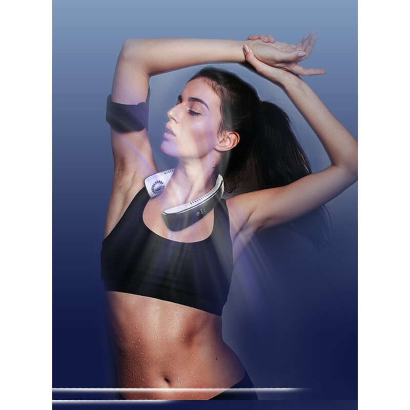 Bladeless Neck Fan Factory - Foldable 2000mAh Wearable Silent Hands Free