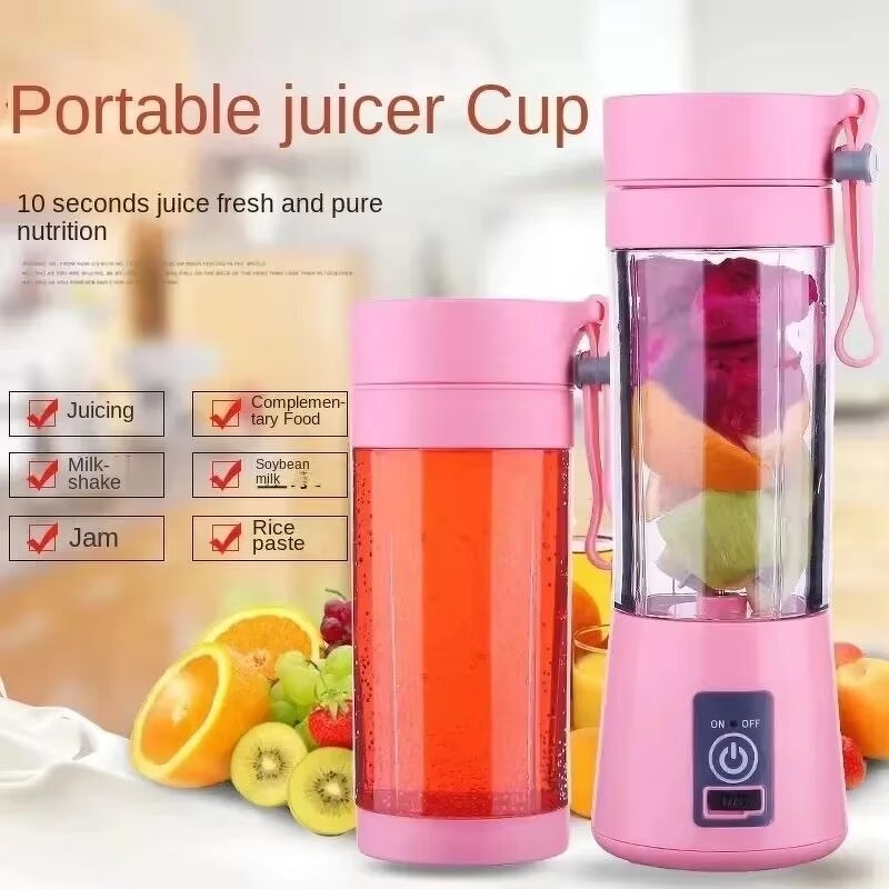 Mini Fruit Juicer Manufacturer - Portable 150W Stainless Steel USB Rechargeable