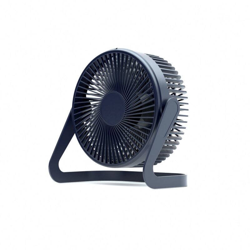 USB Desk Fan Manufacturer - 5" Mini Plug-In Silent Office Electric Fan