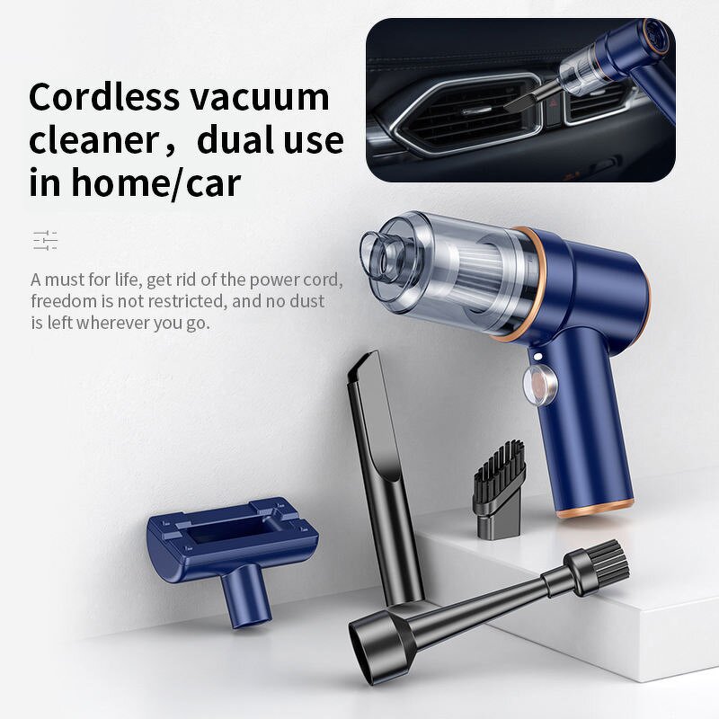 German Car Vacuum Cleaner Manufacturer - 2024 New Portable Handheld Blowing Suction
