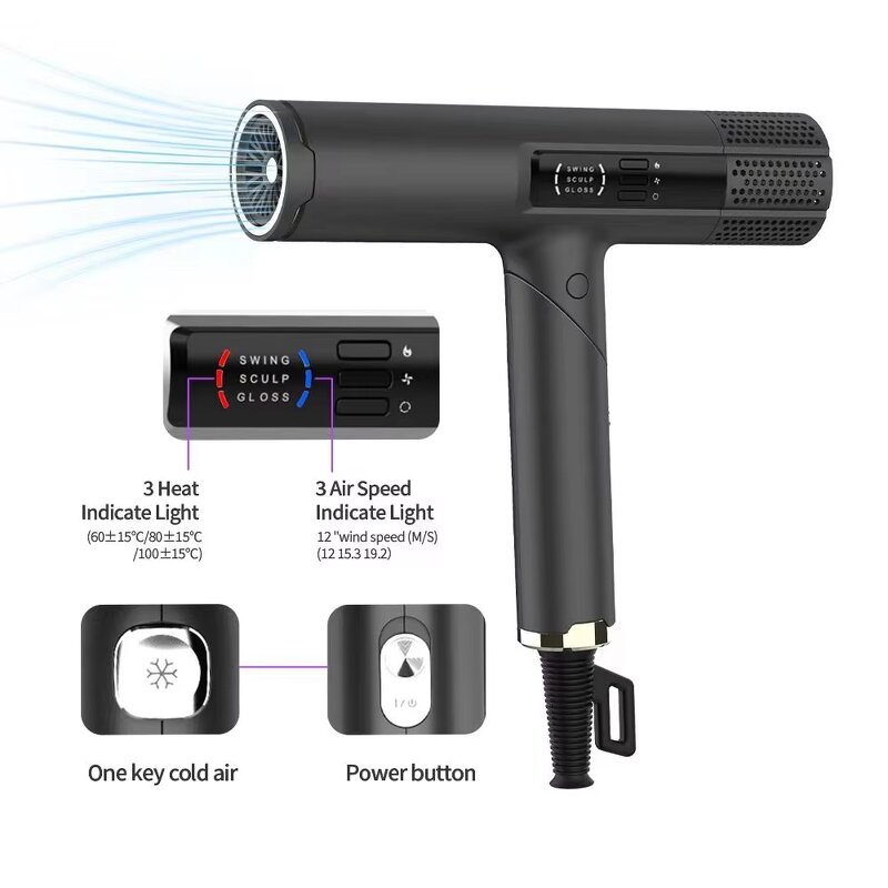 Hooded Hair Dryer Factory - 1600w High Speed Bonnet Attachment Travel Home