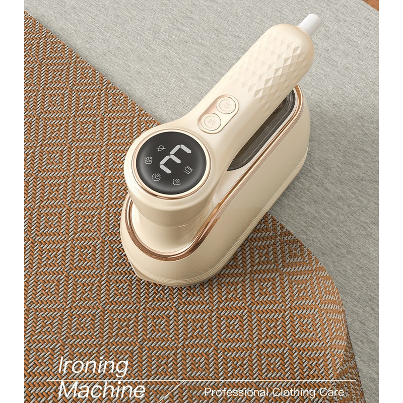 Handheld Garment Steamer Factory - Wet Dry Electric Steam Iron Titanium Base