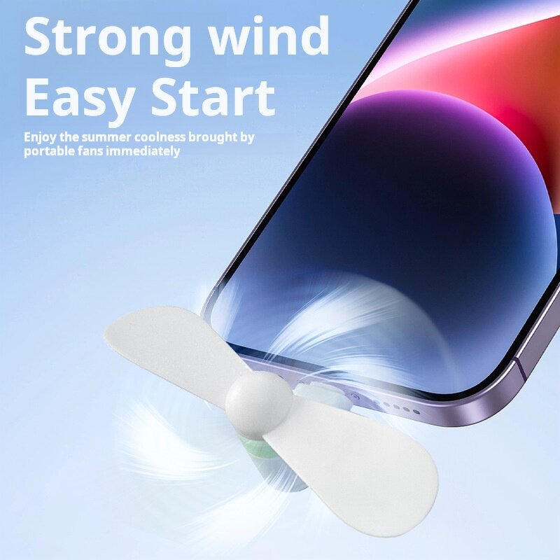 Phone Fan Manufacturer - Portable 3 in 1 Micro USB Type-C for Mobile