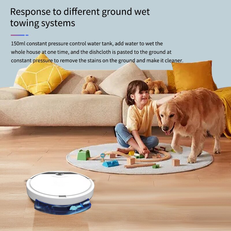 Sweeping Robot Supplier - Household Wet&Dry Cyclone Intelligent APP Control