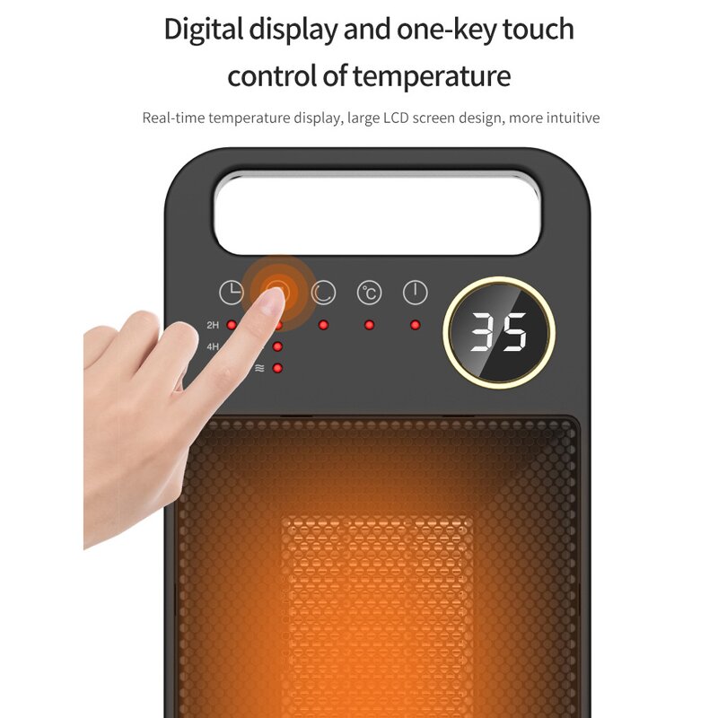Ceramic Heater Manufacturer - Portable Home Room Remote Control Touch Panel