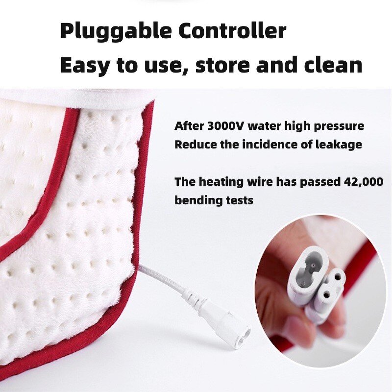 Electric Foot Warmer Factory - Heated 5 Modes Washable Massager Cushion