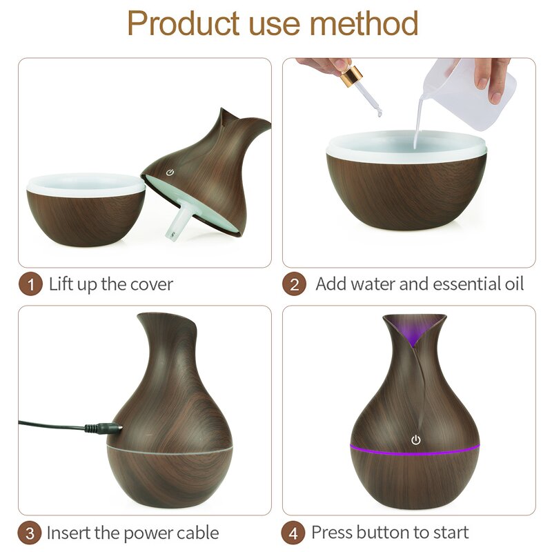 Ultrasonic Humidifier Supplier - 130ml Aroma Diffuser with Humidification Sterilization