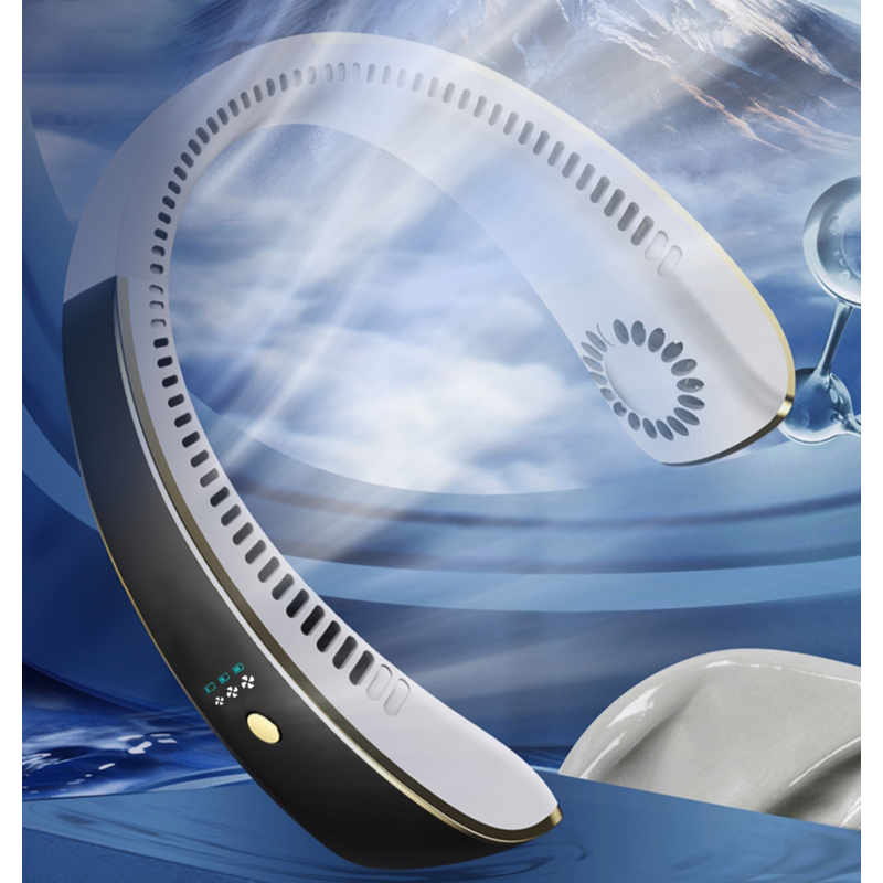 Bladeless Neck Fan Factory - Foldable 2000mAh Wearable Silent Hands Free