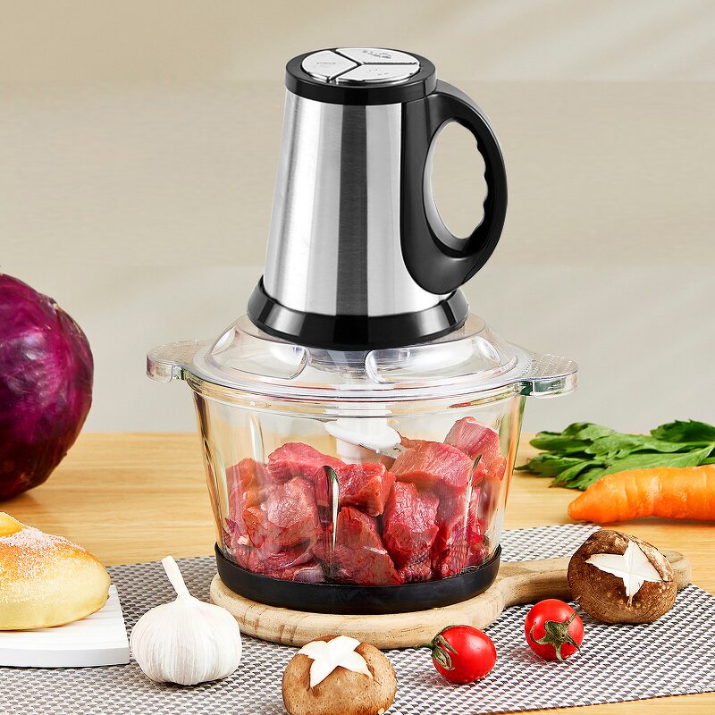 Multi-Function Meat Grinder Supplier - Electric USB Stainless Steel Food Processor