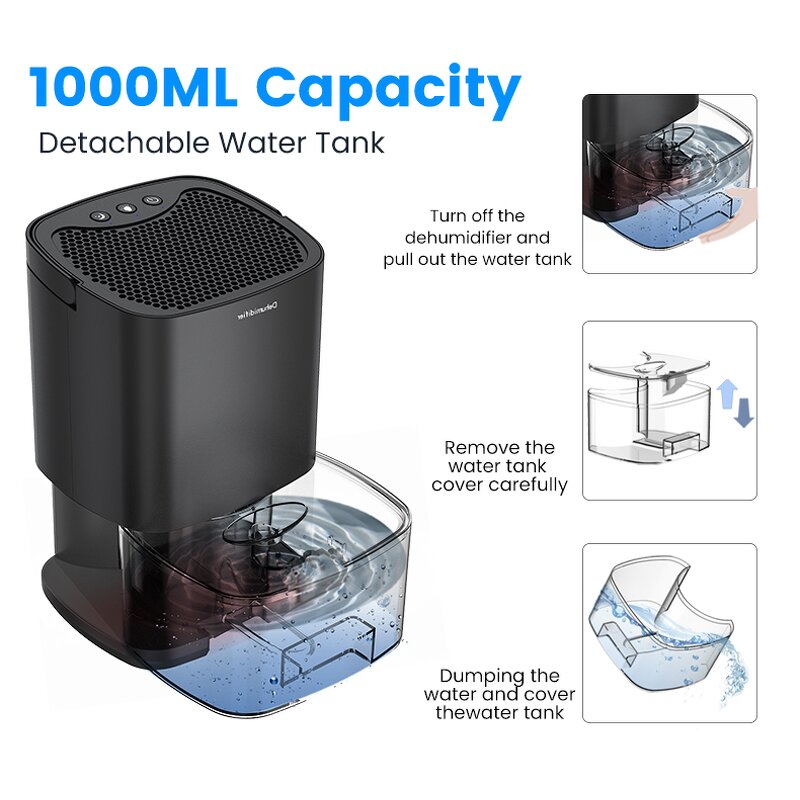 Mini Dehumidifier Supplier - Portable Small 1L Smart Household Machine