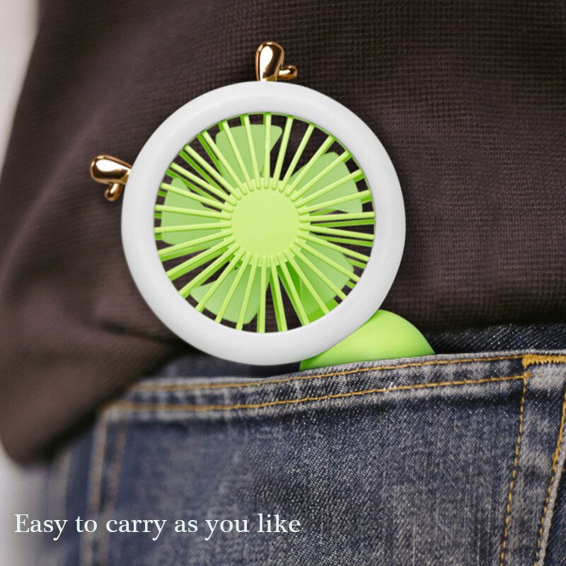 Portable Fan Manufacturer - USB Rechargeable Handheld Mini Foldable LED