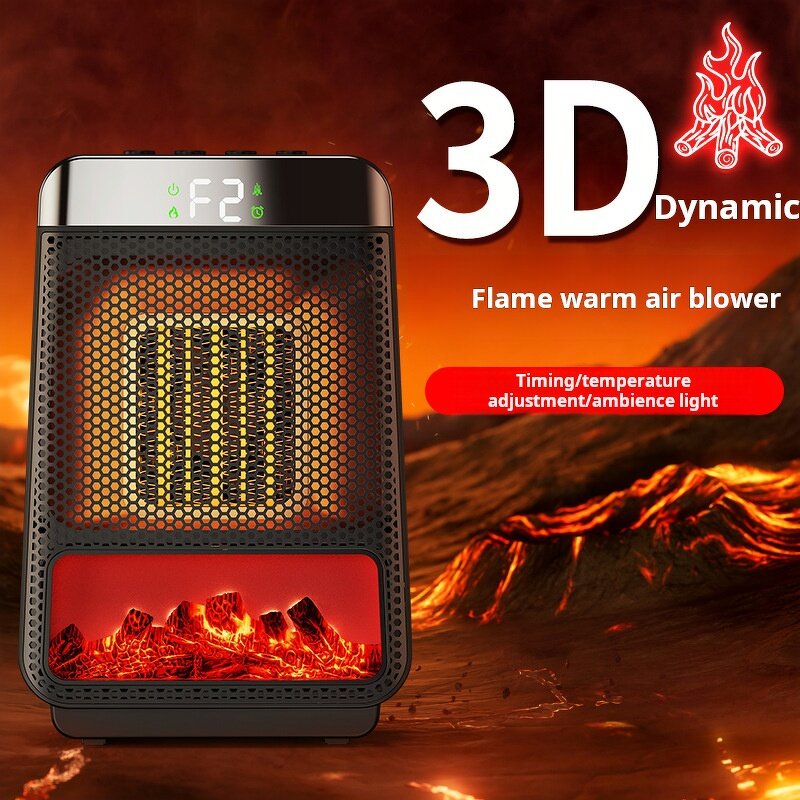 Flame Heater Factory - Customisable LED Screen Timed Overheating Protection