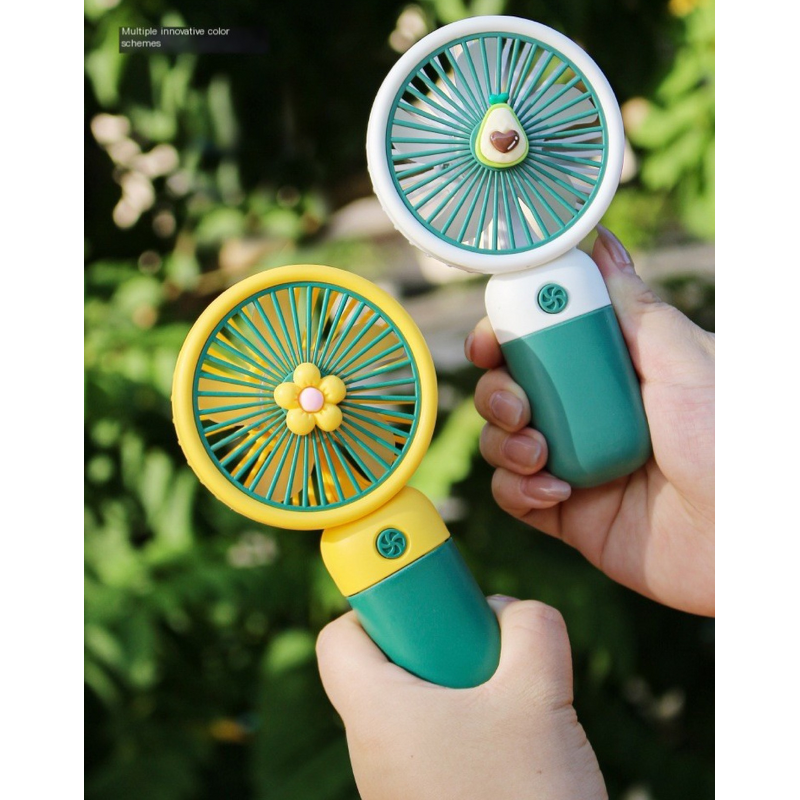 Summer Fan Factory - Rechargeable Portable Standing Mobile Handheld Cute