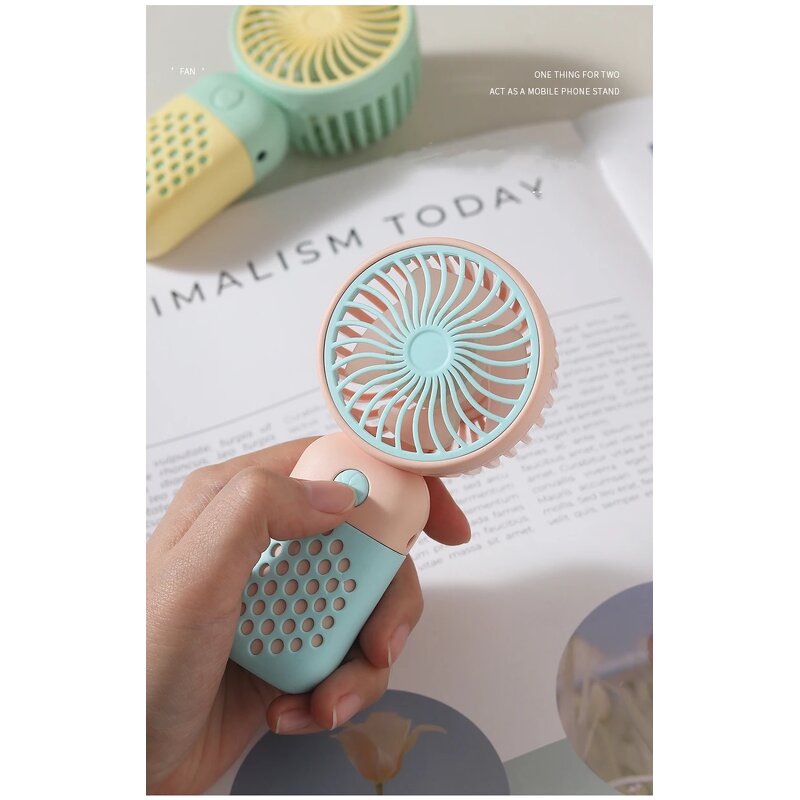 Mini Handheld Fan Supplier - Custom Electric Battery Powered USB Rechargeable