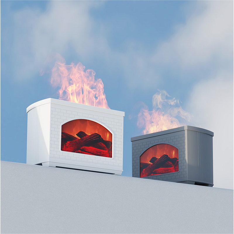 Fireplace Flame Diffuser Factory - Simulation Electric with Negative Ion Humidifier