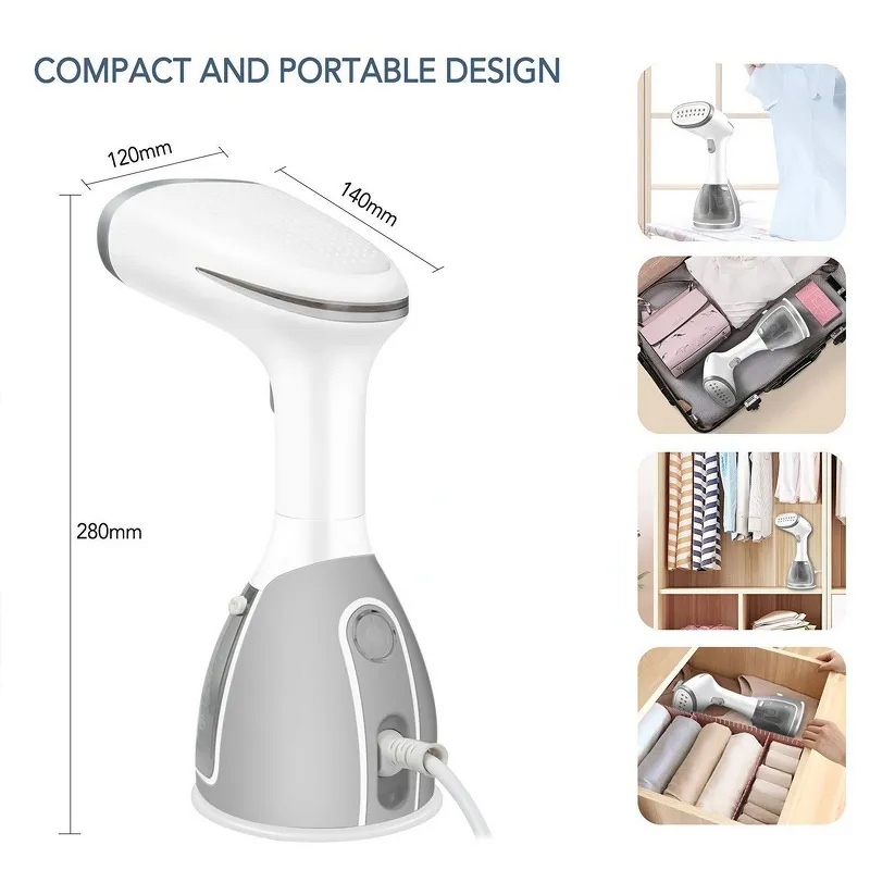 Portable Steamer Factory - Detachable Water Tank Handheld Fabric Wrinkles Remover