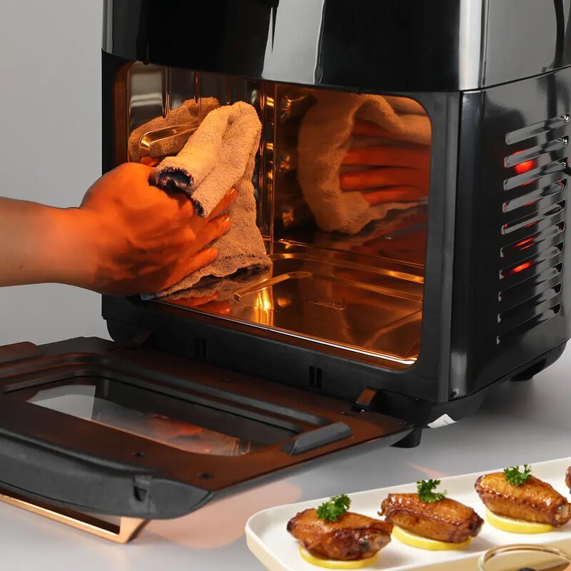 LCD Air Fryer Factory - 15L 1700W Plastic Electric Oil-Free Toaster
