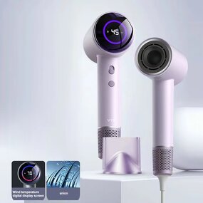 Hair Dryer Supplier - 110000rpm High Speed Motor Screen Display Adjustable