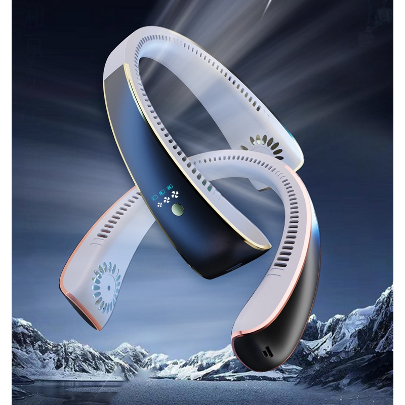 Bladeless Neck Fan Factory - Foldable 2000mAh Wearable Silent Hands Free