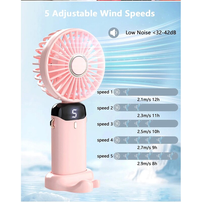 Pocket Fan Supplier - Portable USB Rechargeable Small Professional Production