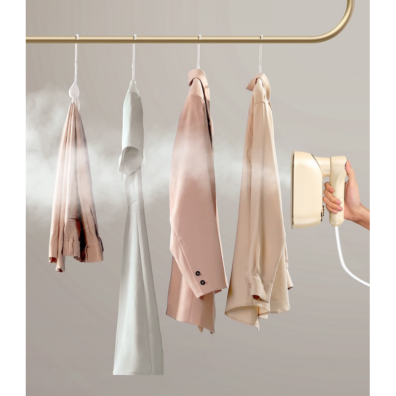 Handheld Garment Steamer Factory - Wet Dry Electric Steam Iron Titanium Base